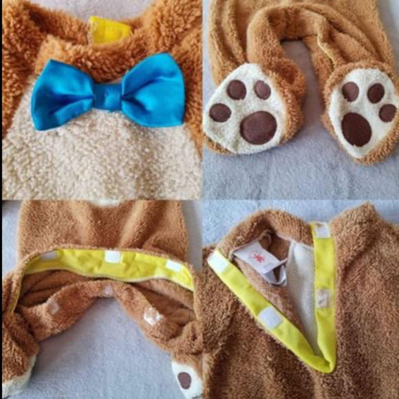 SOLD 🤯Rubie’s Bear Jumpsuit Cozy Costume Noah’s Ark Collection Infant/Toddler - Picture 4 of 9